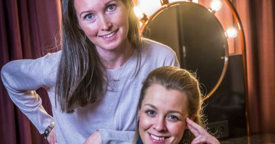 Maria Stenvinkel och Sophie Rosén Hellström